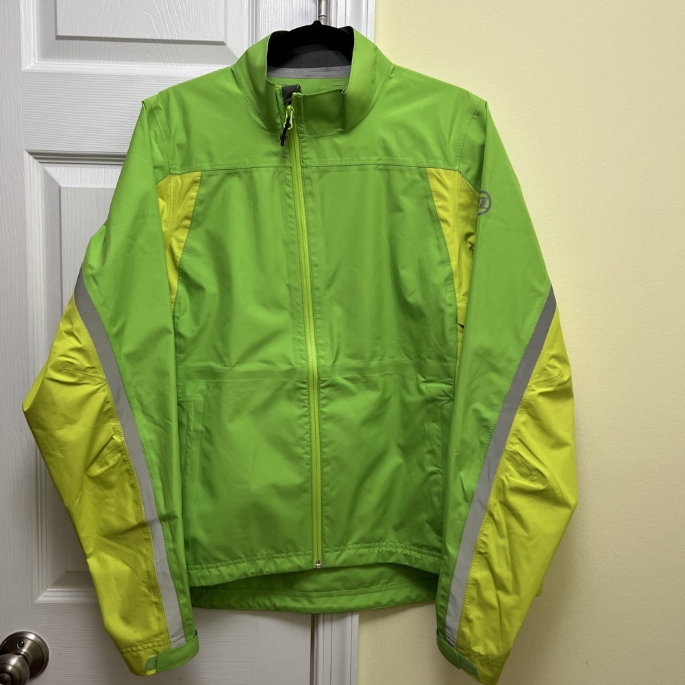 Novara Athletic Windbreaker Cycling Jacket Outdoors Lightweight Size XL Green
